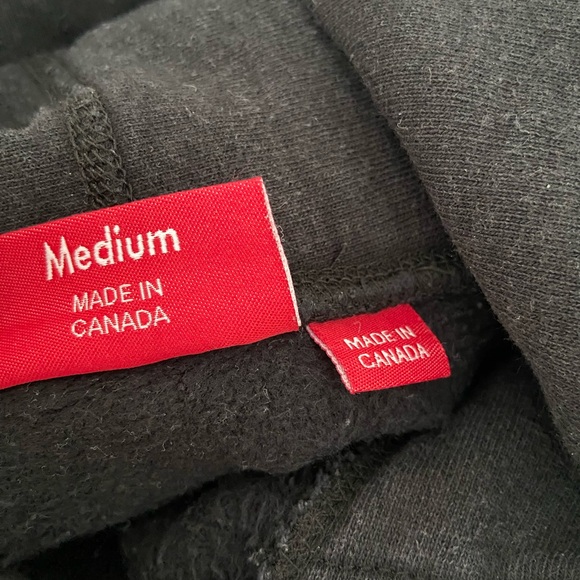 Supreme Black Men's Thick Hoodie With Kangaroo Pockets / Le Luxe Supreme - Picture 8 of 10